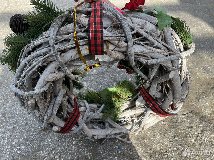 Новогодний венок из Карелии
