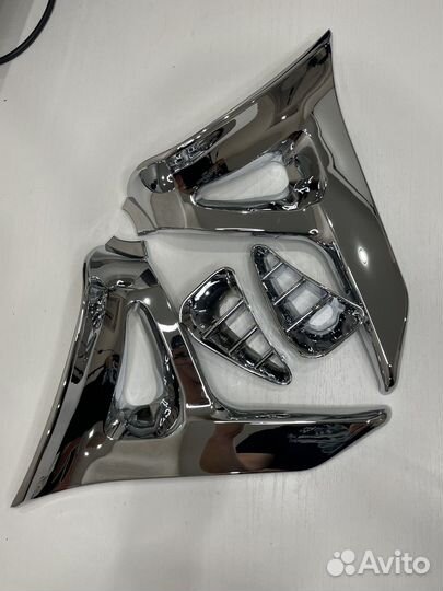 Хром накладки на боковые крышки Gold Wing 1800