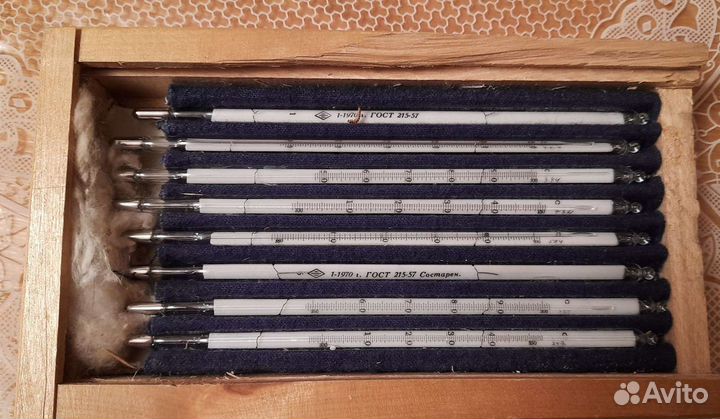 Термометры ртутные лабораторные СССР