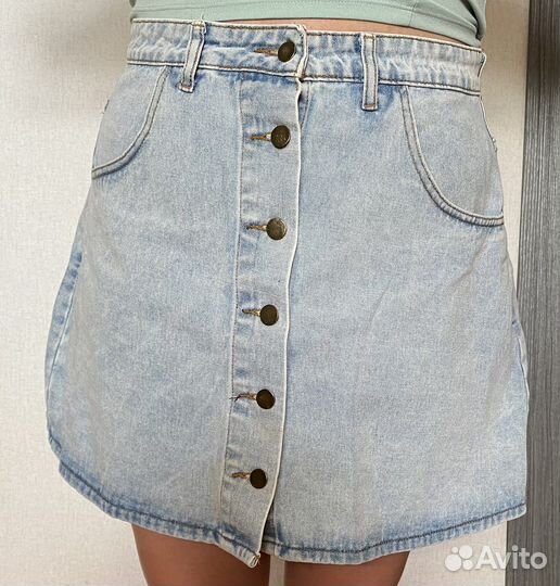 Юбка джинсовая