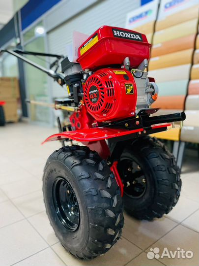 Мотоблок бензиновый Honda 13л.с + Плуг