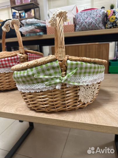 Корзина плетеная для пикника