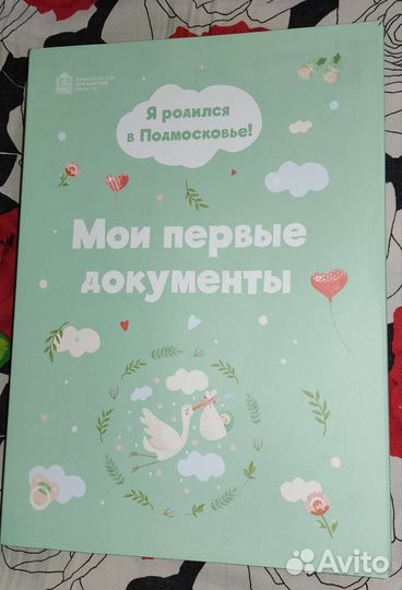 Папка для документов новорожденным