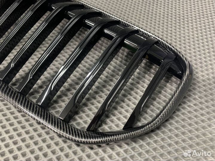 Решетка радиатора BMW G11 LCI Sport, карбон