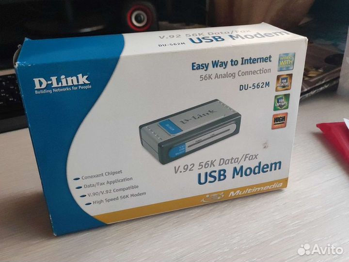 Модем/факс D-Link DU-562M