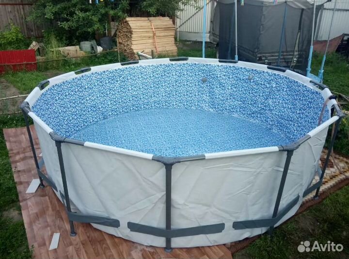 Каркасный Бассейн 366x100 + фильтр Новый