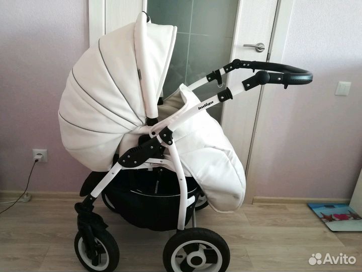 Коляска 2 в1 Экокожа