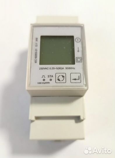 Cчетчик электроэнергии 1 фаза 80A ZigBee