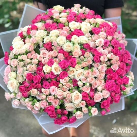 Доставка кустовые розы