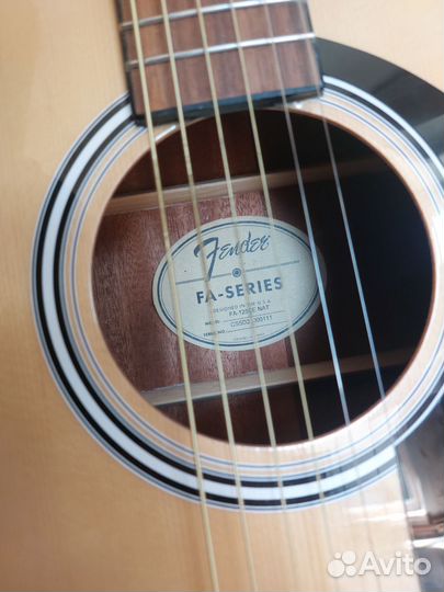 Электроакустическая гитара Fender FA 125 CE NAT