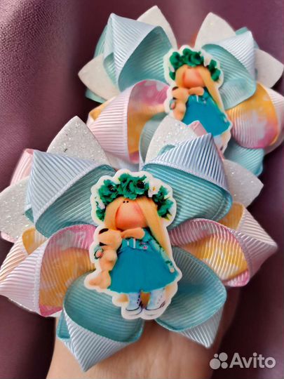 Резинки -бантики (ручная работа)