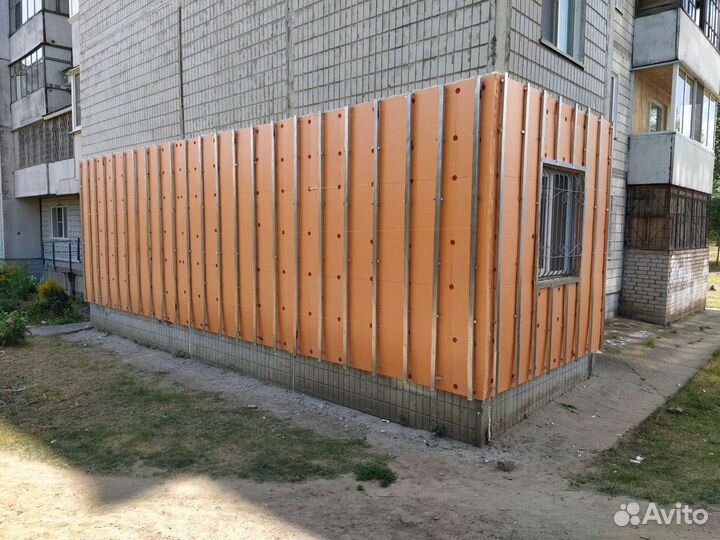 Ремонт швов.Утепление фасада.Покраска.Крыши