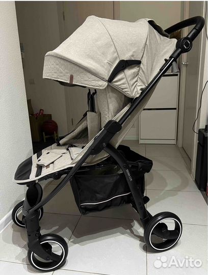 Прогулочная коляска indigo sigma lux бежевая