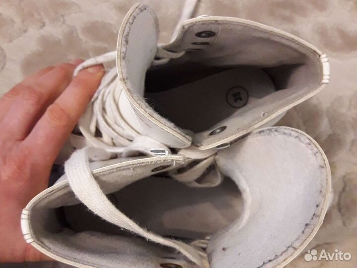 Коньки фигурные davos gold 35 размер