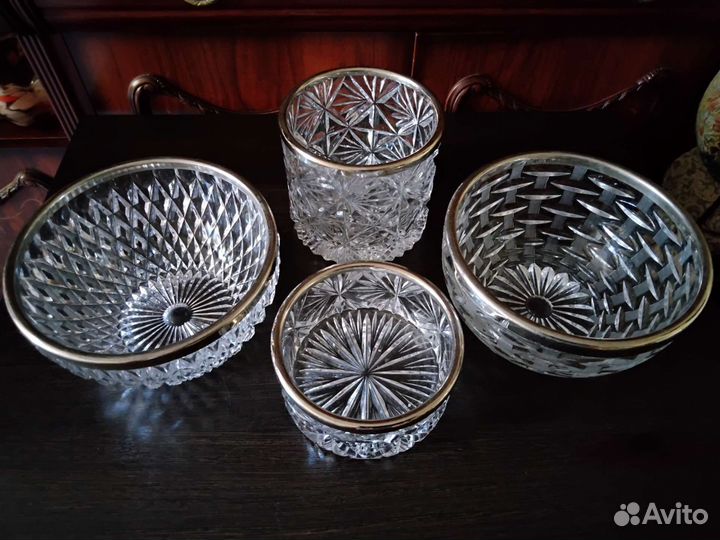 Вазы хрусталь СССР