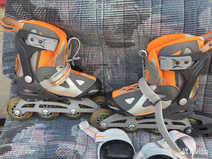 Ролики с сумкой и комплектом защиты