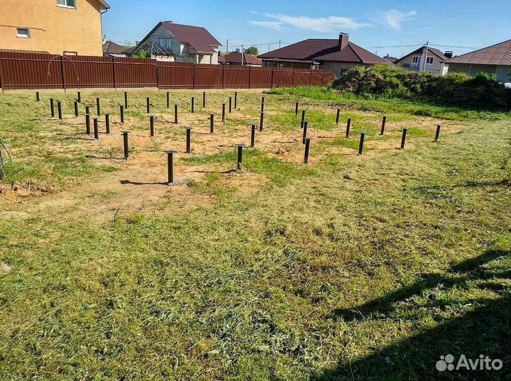 Винтовые сваи для фундамента