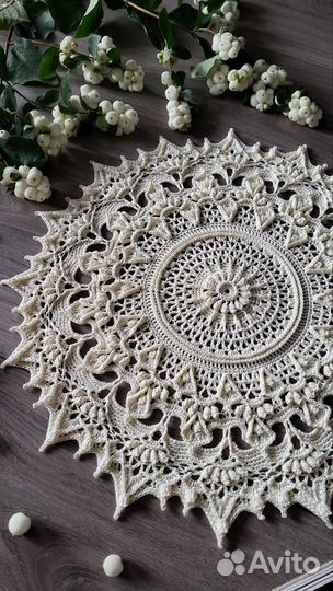 Салфетка крючком