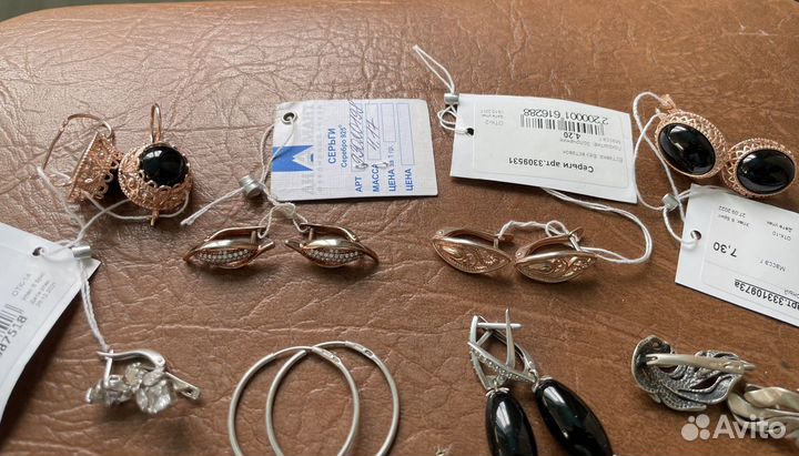 Серебряные серьги