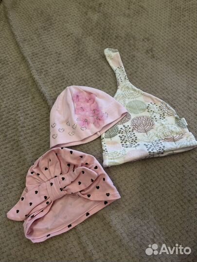 Детские шапки для девочки пакетом