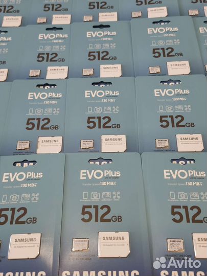 Карта памяти Samsung Evo Plus micro sd 512 Gb