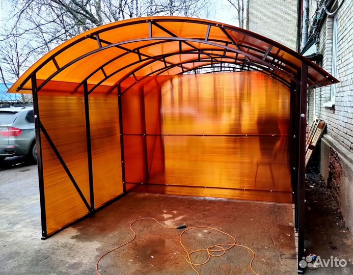 Навес курилка 