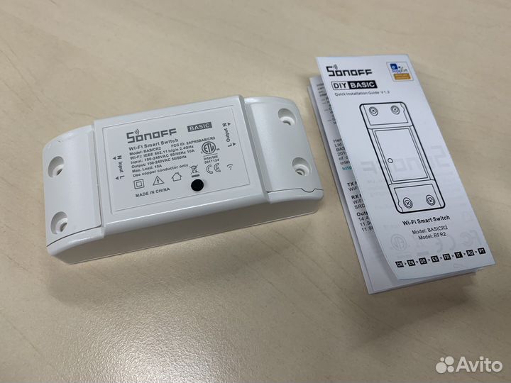 Реле Sonoff wi-fi 10A (basic R2)