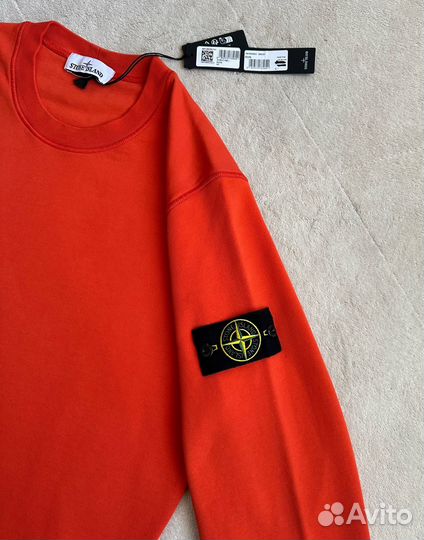 L.Свитшот Stone Island 'Orange'.Оригинал