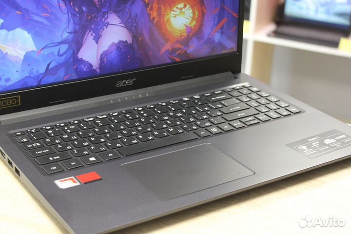 Ноутбук Acer с видеокартой Radeon 530 и SSD Nvme
