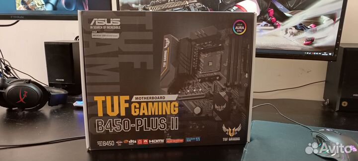 Материнская плата asus TUF gaming B450-plus II