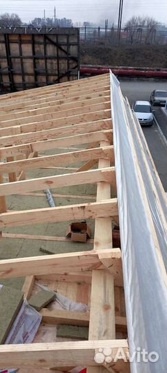 Крыши срубы