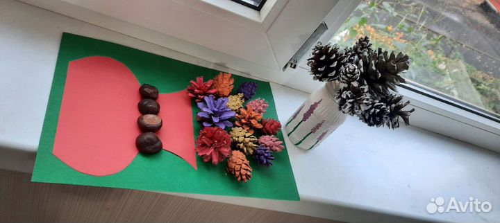 Поделки из природного материала, рисунки, плакаты