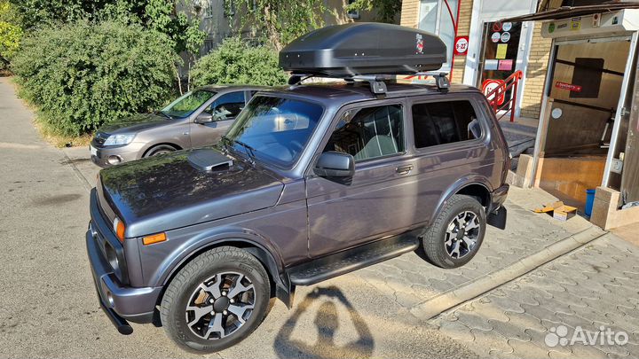 Автобокс на крышу Ваз Нива, 380 литров, 140 см