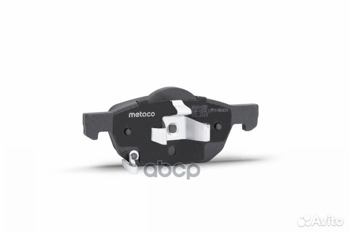 Колодки тормозные передние к-кт 3000-285 metaco