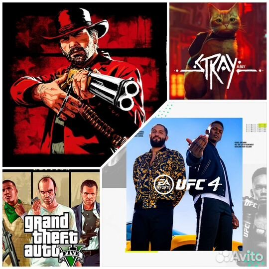 Игры для ps4/5 gta5, Stray, юфс4 (есть любая игра)