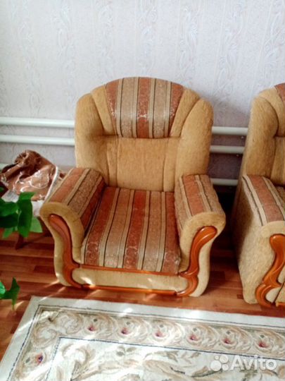 Диван c 2 креслами