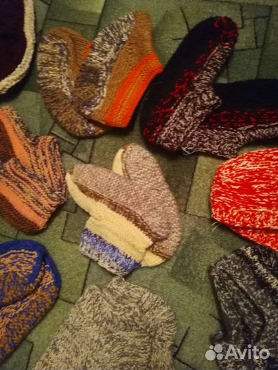 Следки, носки вязаные
