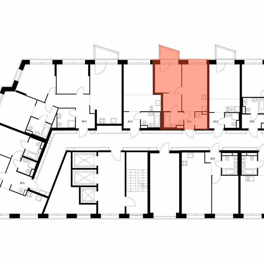 1-к. квартира, 36,5 м², 14/18 эт.