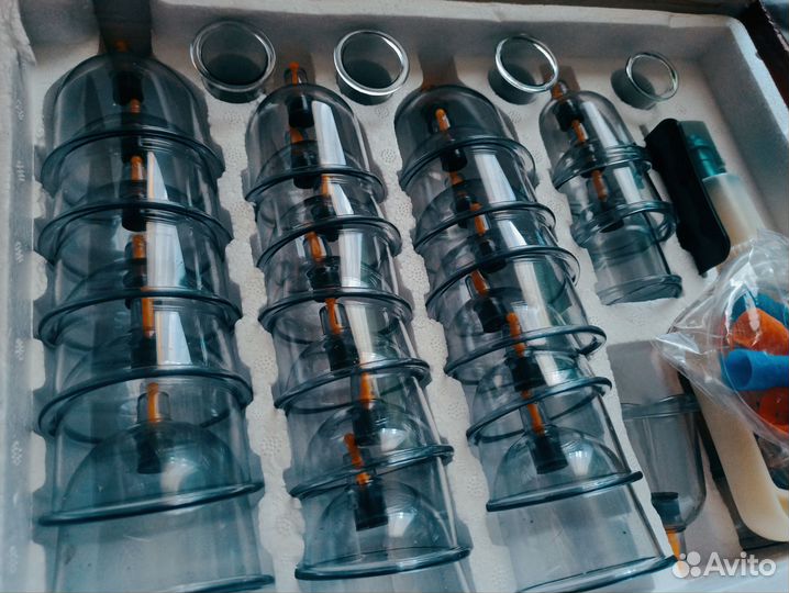 Набор вакуумных банок, новый