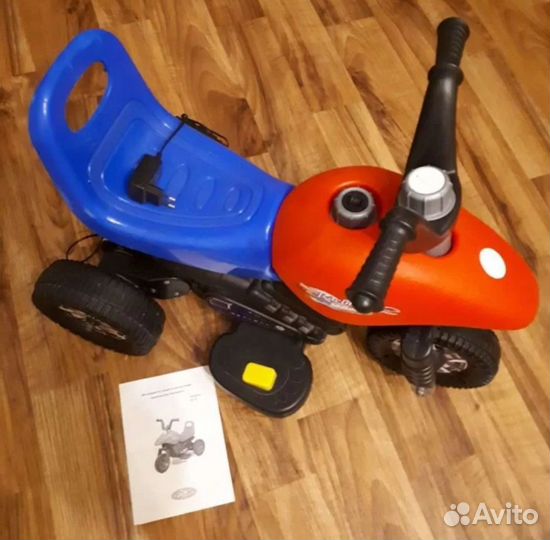 Детский мотоцикл на аккумуляторе бу