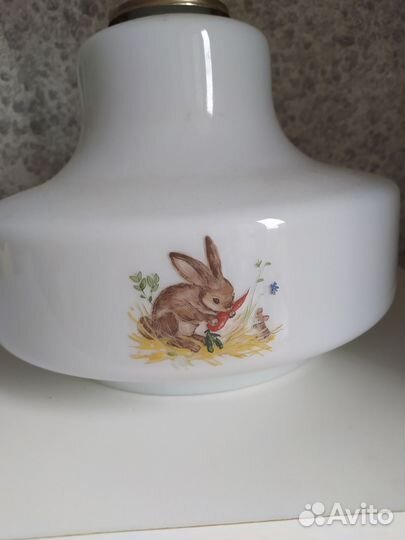 Люстра СССР с детским рисунком