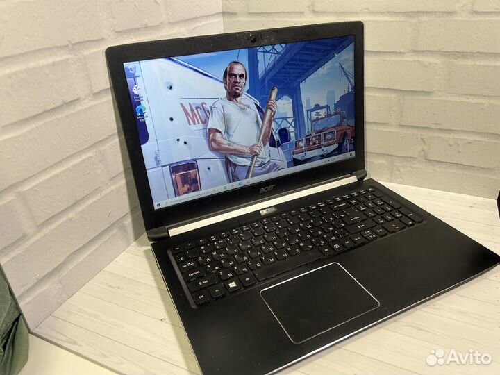 Игровой ноутбук Acer i5-7gen/gt940mx/SSD