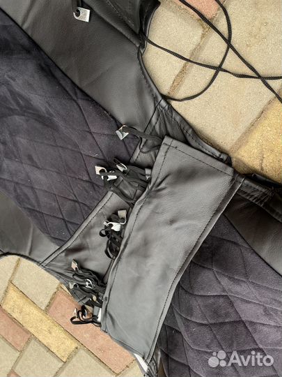 Чехлы из алькантары Ромб для Toyota Rav4