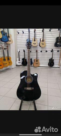 Электроакустическая гитара ElitaroE4150EQ BK