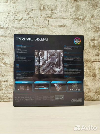 Новая с гарантией B450M Asus Prime-A II