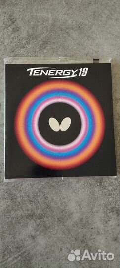 Накладка Butterfly Tenergy 19 чёрная, 2,1