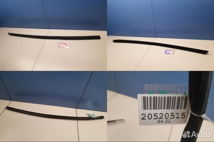 Накладка стекла передней левой двери Audi A4 B9 2015