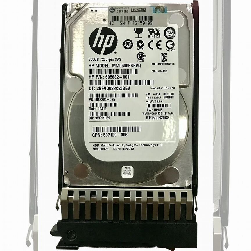[MM0500FBFVQ] Жесткий Диск Hp 500gb Sas 2,5" Hdd Mm0500fbfvq