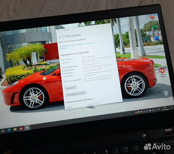 ThinkPad X395 Ryzen 5 PRO 16/512 Vega 8