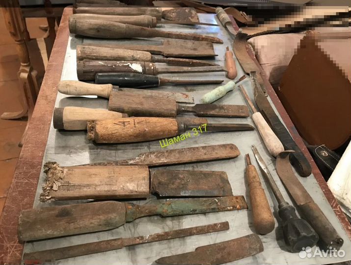 Старинные резцы Стамеска, резец,долото, лезвие.26ш